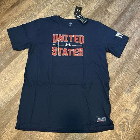 Under Armour Freedom United States Tee- Size XXL Tall - Picture 4 of 9